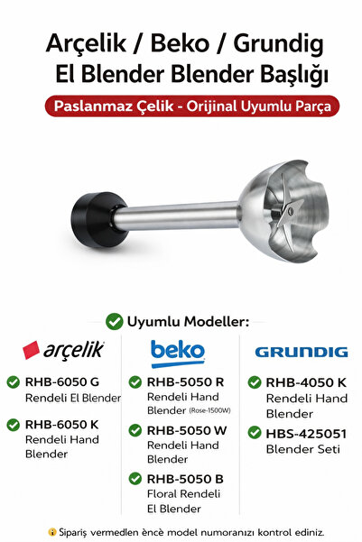 Arçelik 6050 K Beko 5050 Uyumlu  Blender Parçalayıcı Ayak