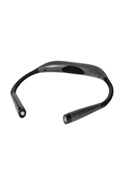 Virone LED neck flashlight with 1000mAh rechargeable battery, gray