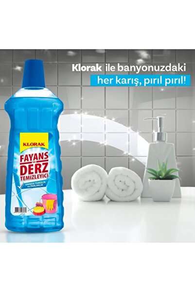 Klorak Fayans ve Derz Temizleyici 970mlx2 Adet