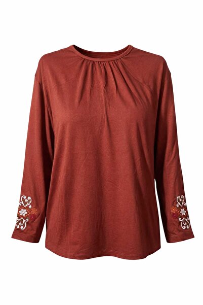 Nacar Moda Bluză din bumbac pieptănat pentru femei, din Lycra, pentru vârstel...