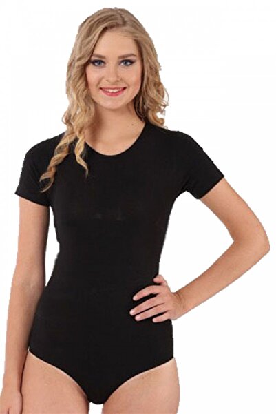 Akbeniz Women's Short Sleeve Snap Body 242