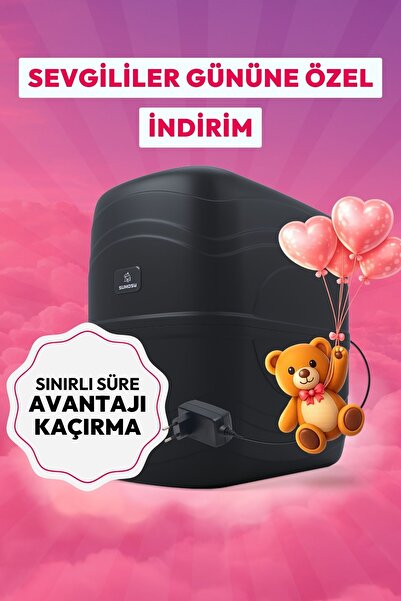 Sumosu Home Alkali Pompalı Su Arıtma Cihazı - Siyah