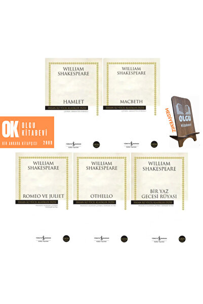 TÜRKİYE İŞ BANKASI KÜLTÜR YAYINLARI Hamlet - macbeth - romeo Ve Juliet - othe...