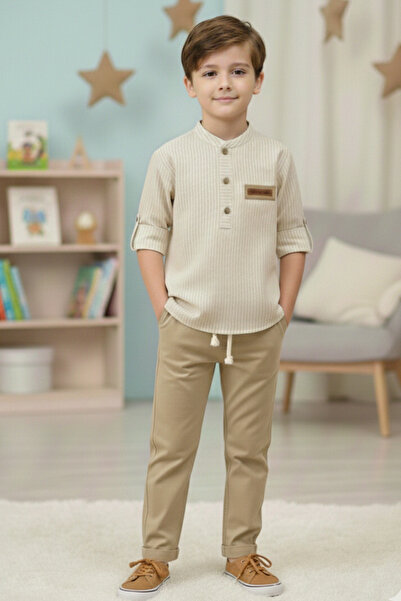 Cattac Kids CattacKids | Erkek Çocuk Gömlek ve Pantolon Takımı (2-5 Yaş)