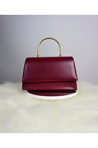 Alvora Metal Saplı - Askılı Kapaklı Kadın Abiye Portföy Çantası