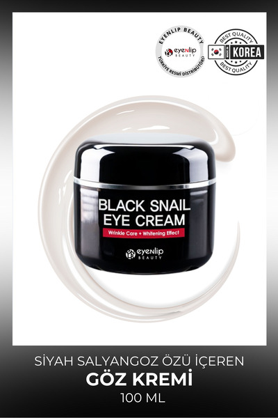 Eyenlip Beauty Siyah Salyangoz Özü İçeren Göz Kremi 50 ml
