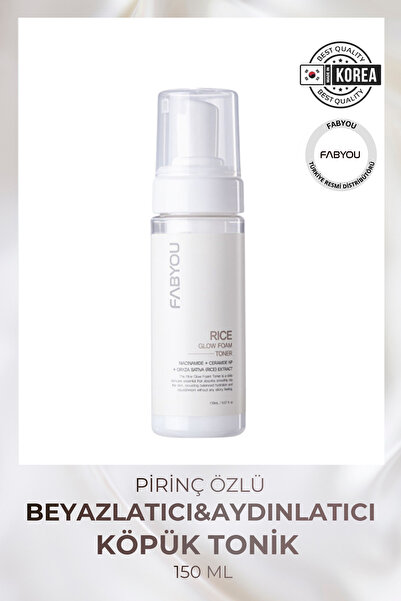 FabYou Pirinç Özlü Beyazlatıcı & Aydınlatıcı Köpük Tonik