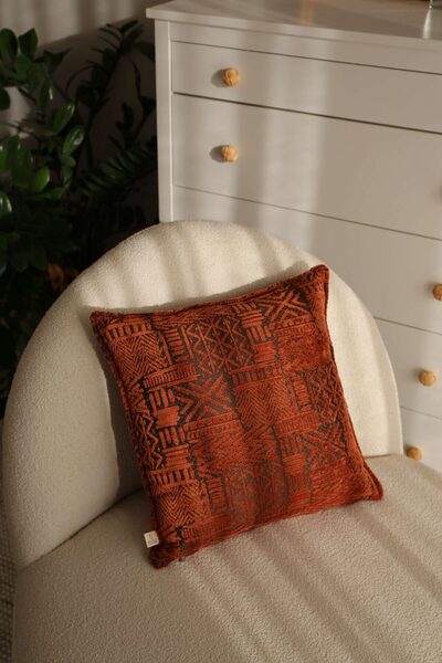 NEEDLE İskandinav Kiremit Kırlent Kılıfı (45x45)