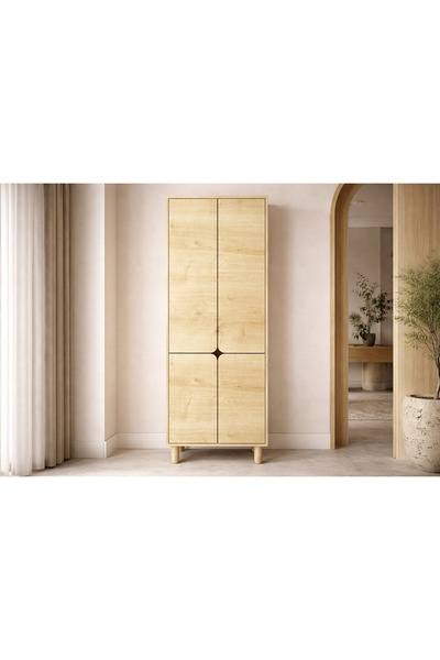 VM VERTEX MOBİLYA PADOVA Portmanto Vestiyer Ayakkabılık 4 Kapaklı
