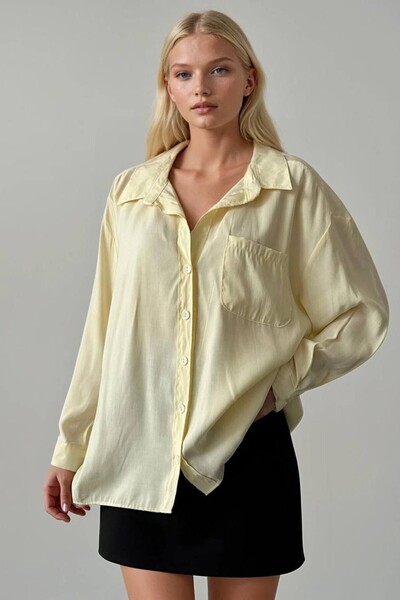 Cistern İstanbul Women's Pocket Detailed Shirt