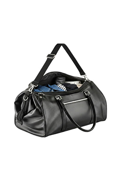 NS reliable Geantă de sport și călătorie din piele cu model crocodil negru - ...