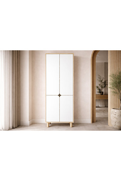 VM VERTEX MOBİLYA PADOVA Portmanto Vestiyer Ayakkabılık 4 Kapaklı