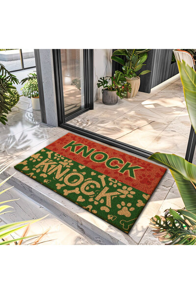 Decovetro Knock Knock Patterned Door Mat 40 X 60 cm