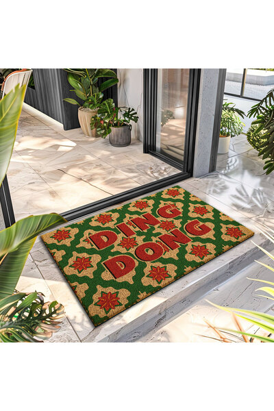 Decovetro Paspas Ding Dong Patterned Door Mat 40 X 60 cm