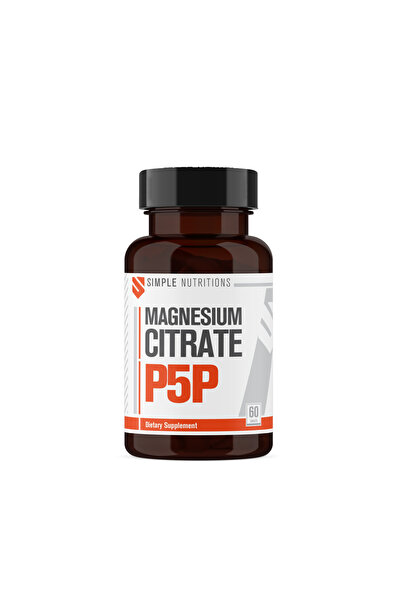Simple Nutritions Magnesium Citrate (Magnezyum Sitrat) P5P 200 mg 60 Tablet