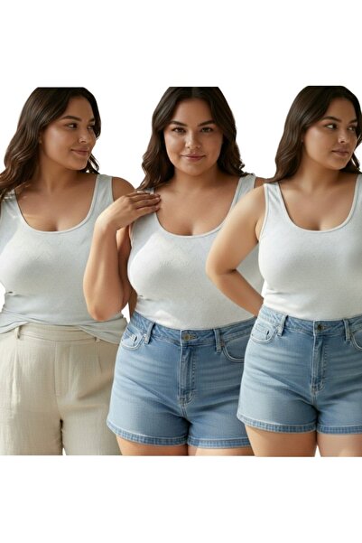 MrrMajestic Women's Athlete Jakarli Beige Large Size Thick Straps Set of 3