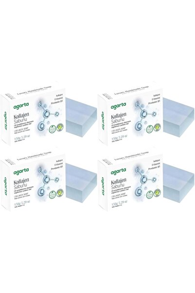 Agarta Handmade Natural Soap 150Gr Collagen (Set of 4)