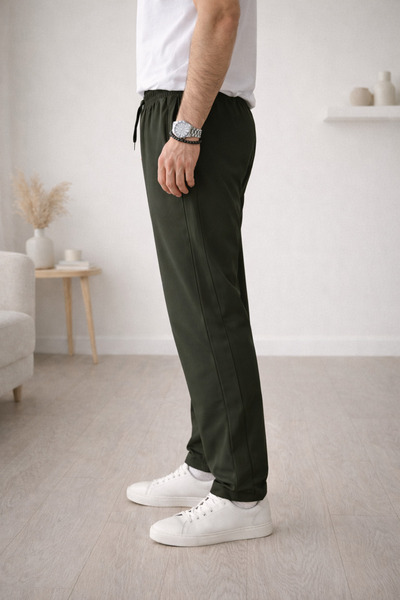 Exclusive Season Pantaloni trening sport bărbați, talie elastică, material elastic, croială lejeră