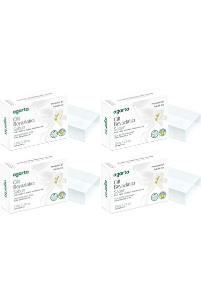Agarta Handmade Natural Soap 150Gr Skin Whitening (Set of 4)