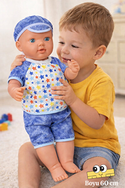 Genel Markalar Sevimli Büyük Boy Türkçe Konuşan Kel Şapkalı Et Bebek Oyuncak ...