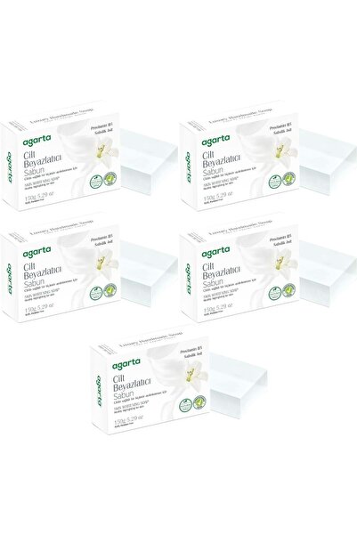 Agarta Handmade Natural Soap 150Gr Skin Whitening (Set of 5)