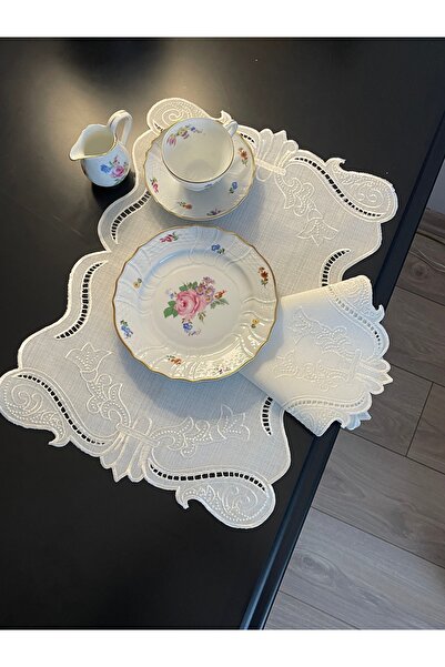 Tiniminatelier Amerikan Servis ve Peçete Takım 6lı