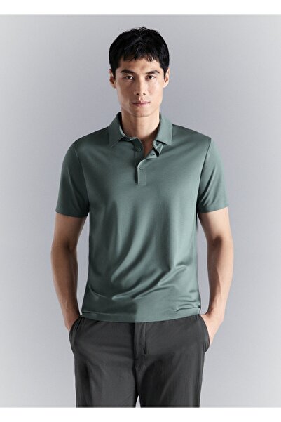 MANGO Man Coolmax ® comfort stretch polo yaka tişört
