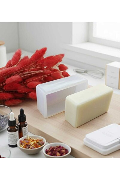 Genel Markalar Dikdörtgen Reçine Epoksi,mum,sabun Ve Beton Kalıbı 8 Cm -kod:58