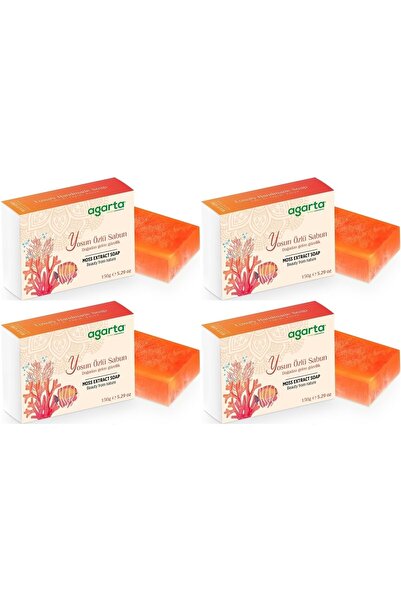 Agarta Handmade Natural Soap 150Gr with Seaweed Extract (Set of 4)