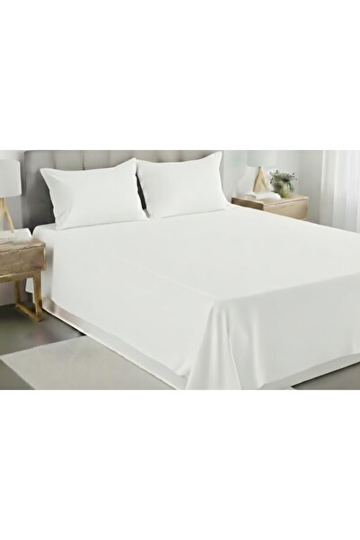 pınarhome collectıon 100% Organic Cotton Fabric Plain (Without Elastic) Sheet...