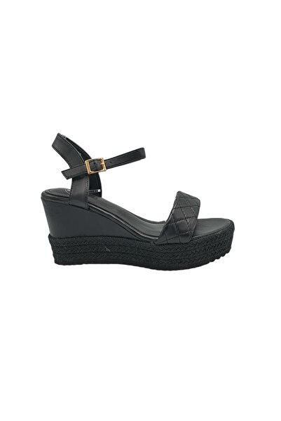 Franco Banetti Sandale de damă, piele ecologică, negre