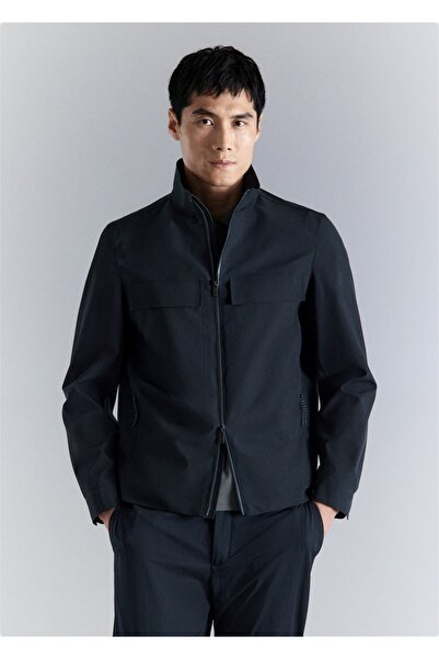 MANGO Man Cepli su geçirmez ceket