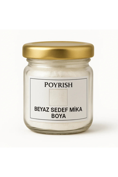 Poyrish Beyaz Mika Boya 10 Gr.