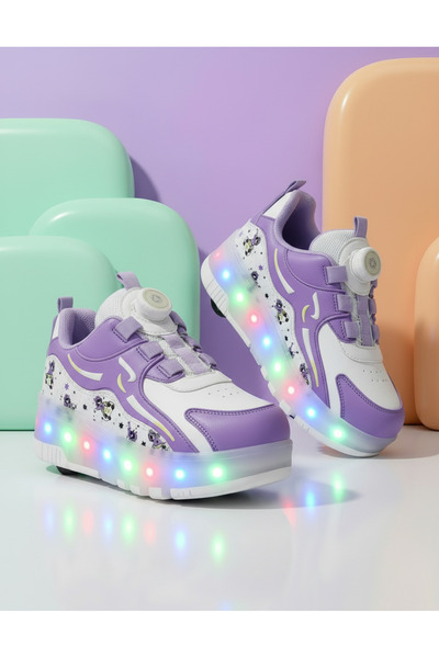 ROCKY PATENLİ IŞIKLI SPOR AYAKKABISI & TEKERLEKLİ SNEAKERS