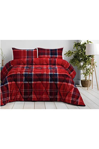 Merinos Comforter Double Quilt 220 X 240 cm Juni Red