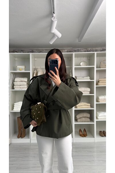 LUUNA STORE VATKALI KISA TRENÇKOT - HAKİ