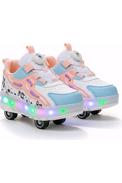 helinaria Premium 4-Wheel Orthopedic Lighted Sports Roller Skates