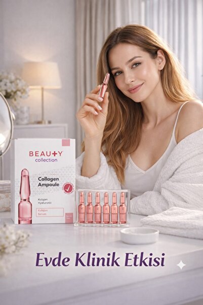 Beauty Collection Kolajen Kırışıklıkları Açan Cilde Dolgunluk Veren Ampul Cil...