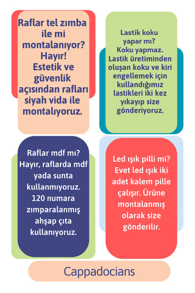 Genel Markalar Işıklı Çocuk Oyuncak Ve Araba Rafı