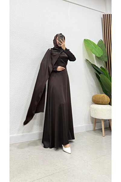 modasusev Cape Hijab Evening Dress