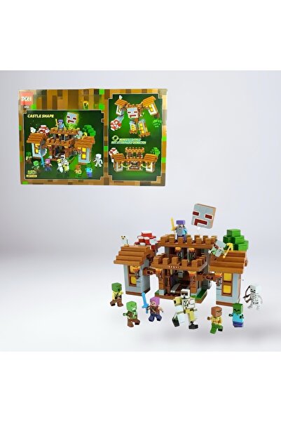 Universul Jucăriilor Jucarie de construcție Castel cu LED, figurine și acceso...