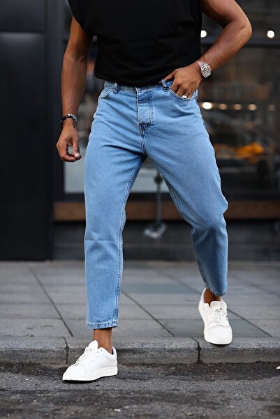 NO61 Boyfriend, blugi albaștri, cu potrivire confortabilă