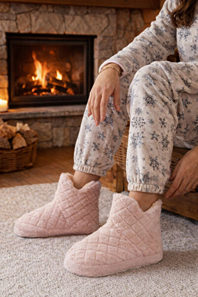 Behtah Kundura Καπιτονέ γυναικείες παντόφλες, μπότες για το σπίτι, παπούτσια ...