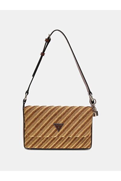 Guess Simona raffia mini shoulder bag