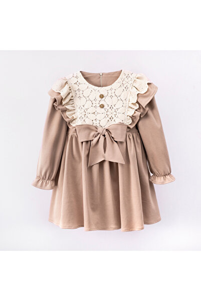 Cumino Κοριτσίστικο ροζ φόρεμα