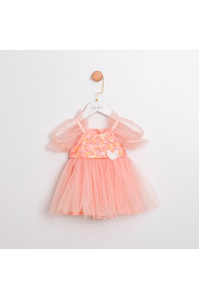 ministok Berry Pul Payetli Kız Bebek Romper