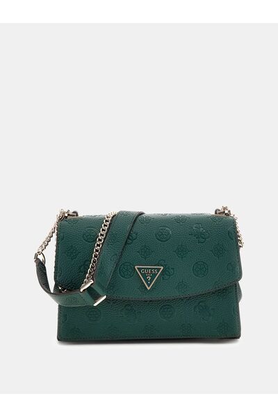 Guess حقيبة كروس صغيرة من كريسيديا 4G بشعار الفاوانيا
