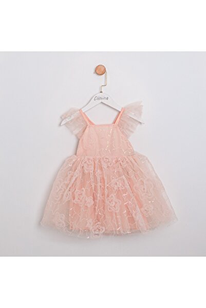 ministok Rugiada Κοριτσίστικο φόρεμα με δέσιμο στην πλάτη