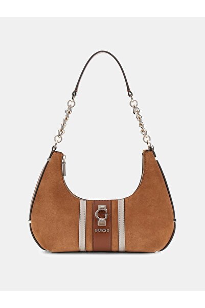 Guess Erenia genuine leather mini shoulder bag