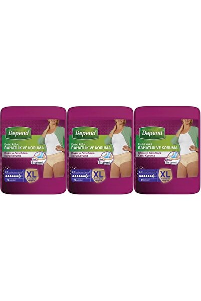 Depend Absorbent Panty Diapers XL - Extra Large Women's (30 Pieces)